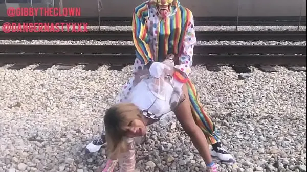 HD Clown fucks girl on train tracks top Tube