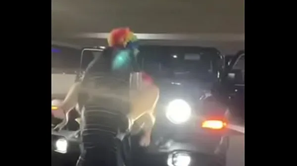 HD Pink hair whore gets pounded on jeep top Tube