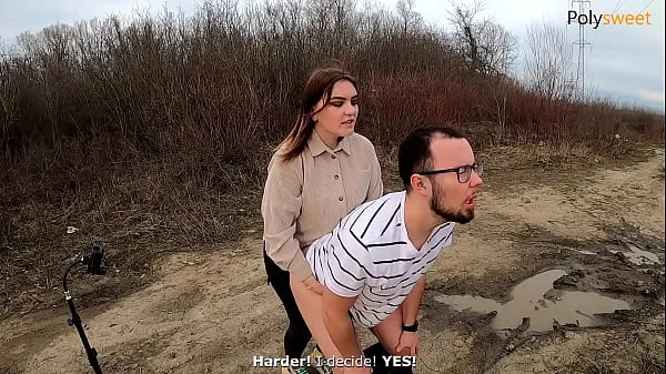 HD My bitch screamed loudly so she ate her cum) (pegging, femdom ٹاپ ٹیوب
