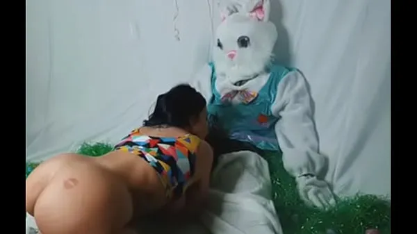 HD Easter Bunny BlowJob top Tube