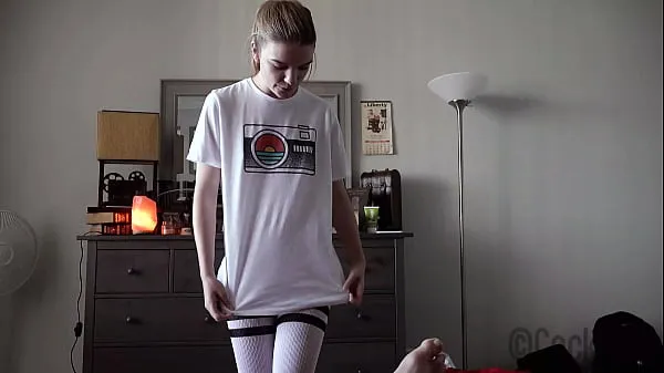HD Seductive Step Sister Fucks Step Brother in Thigh-High Socks Preview - Dahlia Red / Emma Johnson top Tube