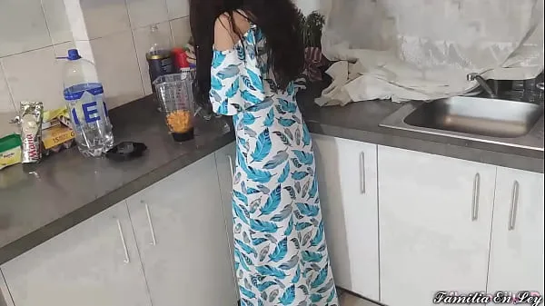 HD My Beautiful Stepdaughter in Blue Dress Cooking Is My Sex Slave When Her Is Not At Home top Tube