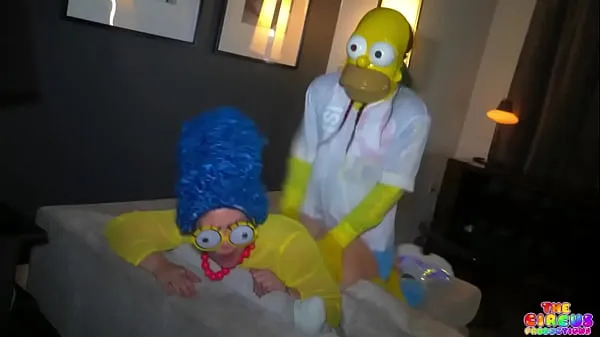 HD Marge Simpson Delivers Homer Simpson some amazing throat top Tube