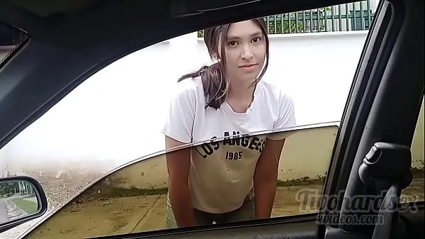 HD I meet my neighbor on the street and give her a ride, unexpected ending top Tube