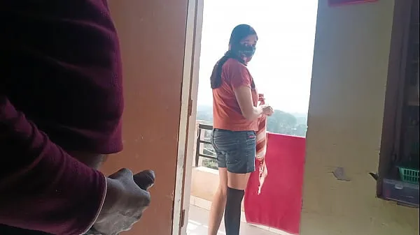 HD Public Dick Flash Neighbor was surprised to see a guy jerking off but helped him XXX cum felső cső