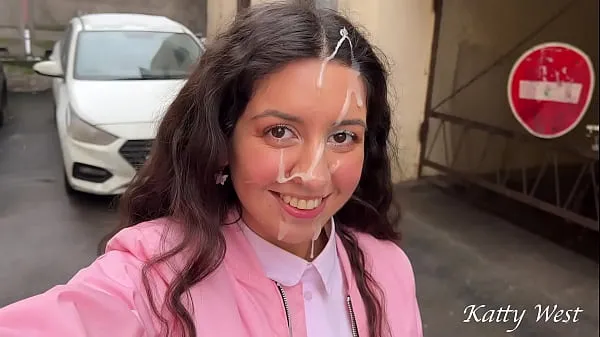 HD Cutie fucked her stepbrother, got cum on her face and went for a walk without washing her face ٹاپ ٹیوب