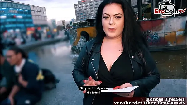 HD German fat BBW girl picked up at street casting top Tube