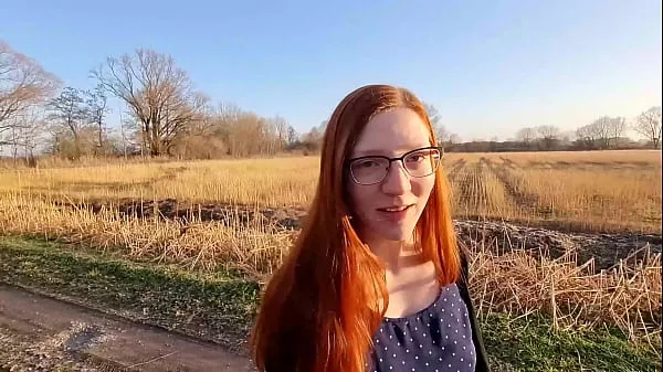 HD Redhead young woman undresses outside for the first time ٹاپ ٹیوب